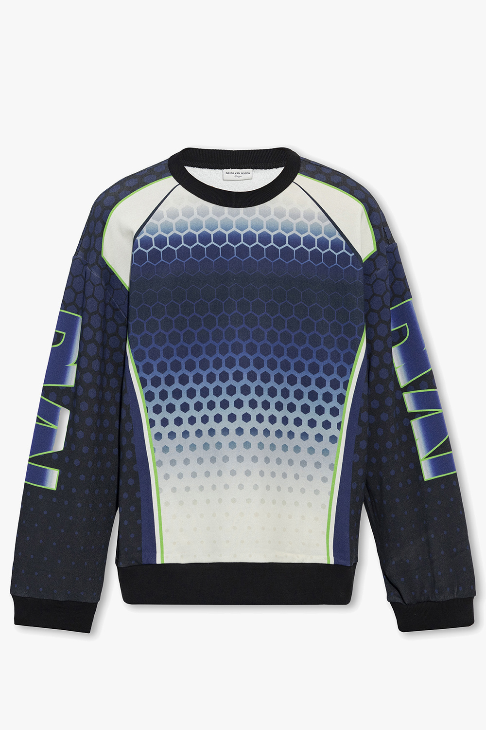 Navy blue Cotton sweatshirt Dries Van Noten - Favourites Polo